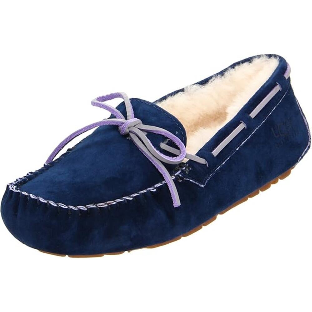 UGG Women's Blue Moccasin Slippers